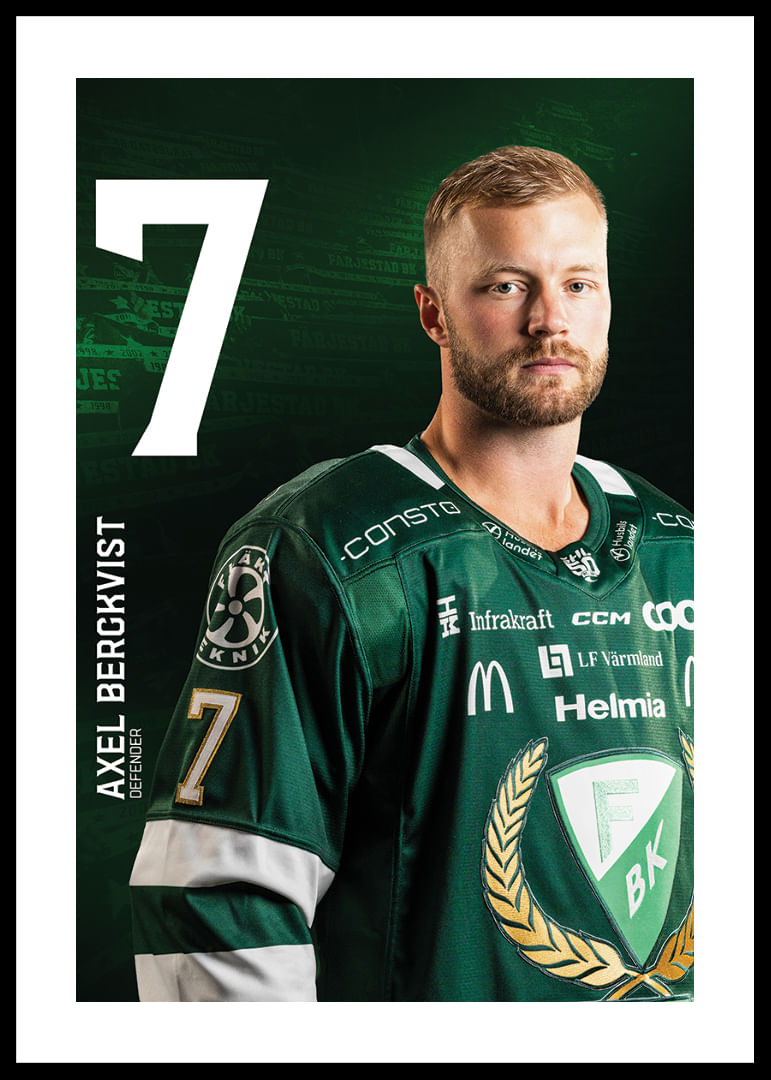 Axel Bergkvist #7 Färjestad BK 2025/2026-12