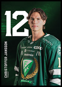 Christoffer Jansson #12 Färjestad BK 2025/2026-6