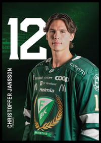 Christoffer Jansson #12 Färjestad BK 2025/2026-2