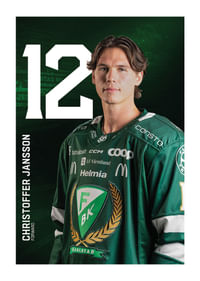 Christoffer Jansson #12 Färjestad BK 2025/2026-1