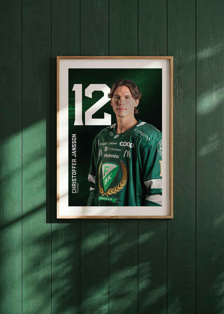 Christoffer Jansson #12 Färjestad BK 2025/2026-12