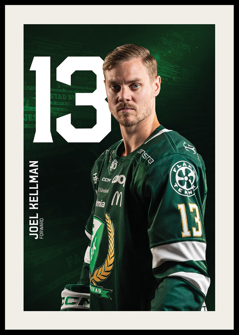 Joel Kellman #13 Färjestad BK 2025/2026-12
