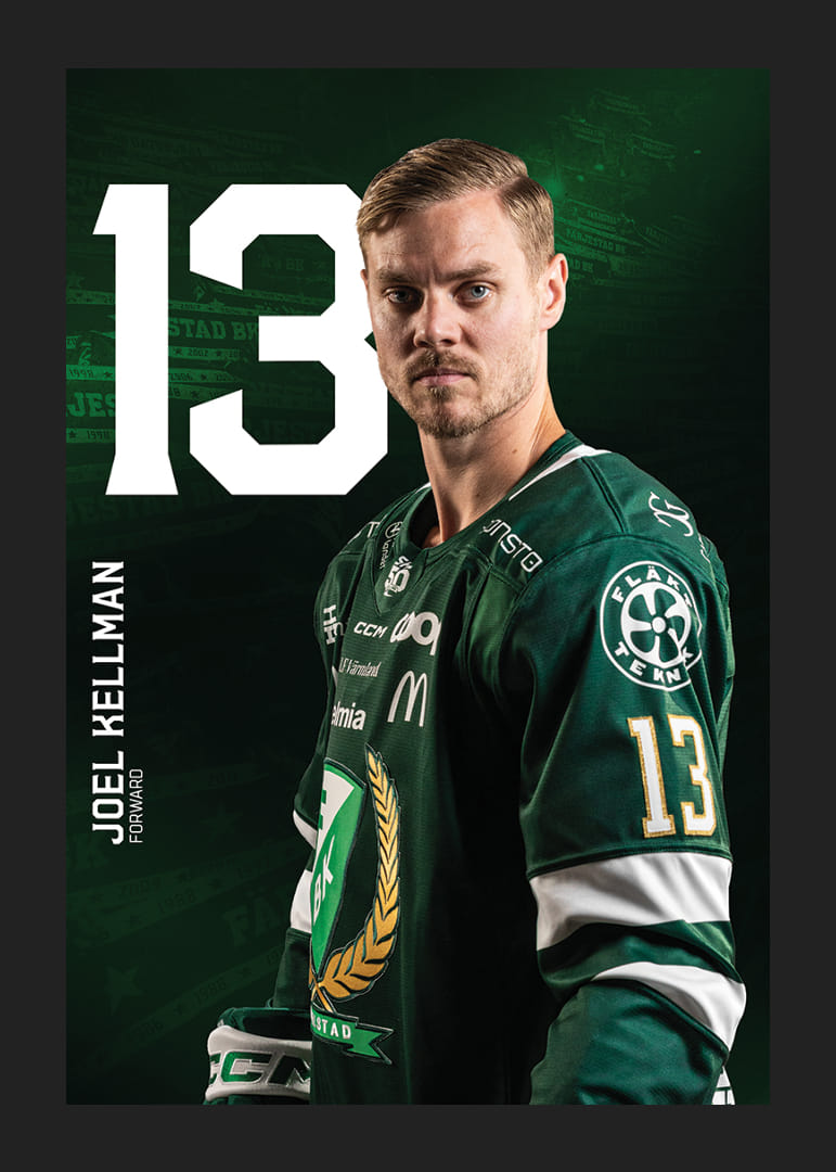 Joel Kellman #13 Färjestad BK 2025/2026-12