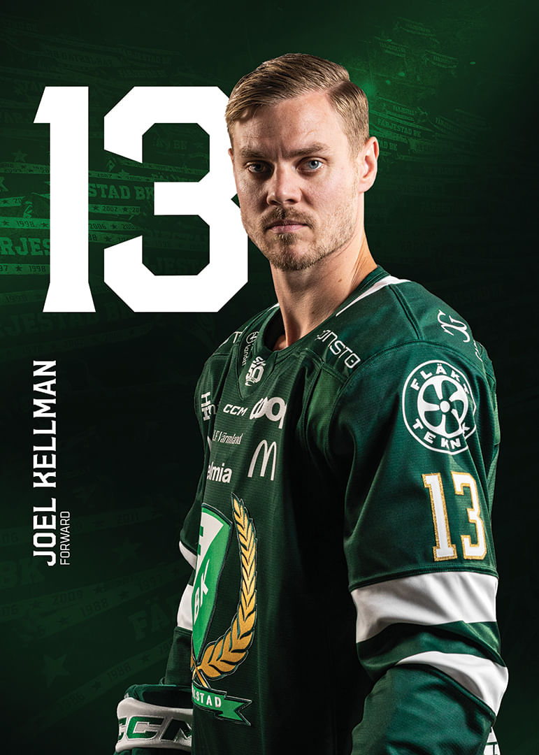 Joel Kellman #13 Färjestad BK 2025/2026-12
