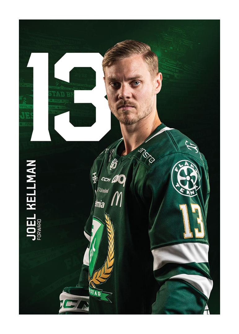 Joel Kellman #13 Färjestad BK 2025/2026-12