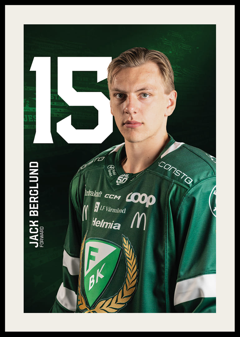Jack Berglund #15 Färjestad BK 2025/2026-12