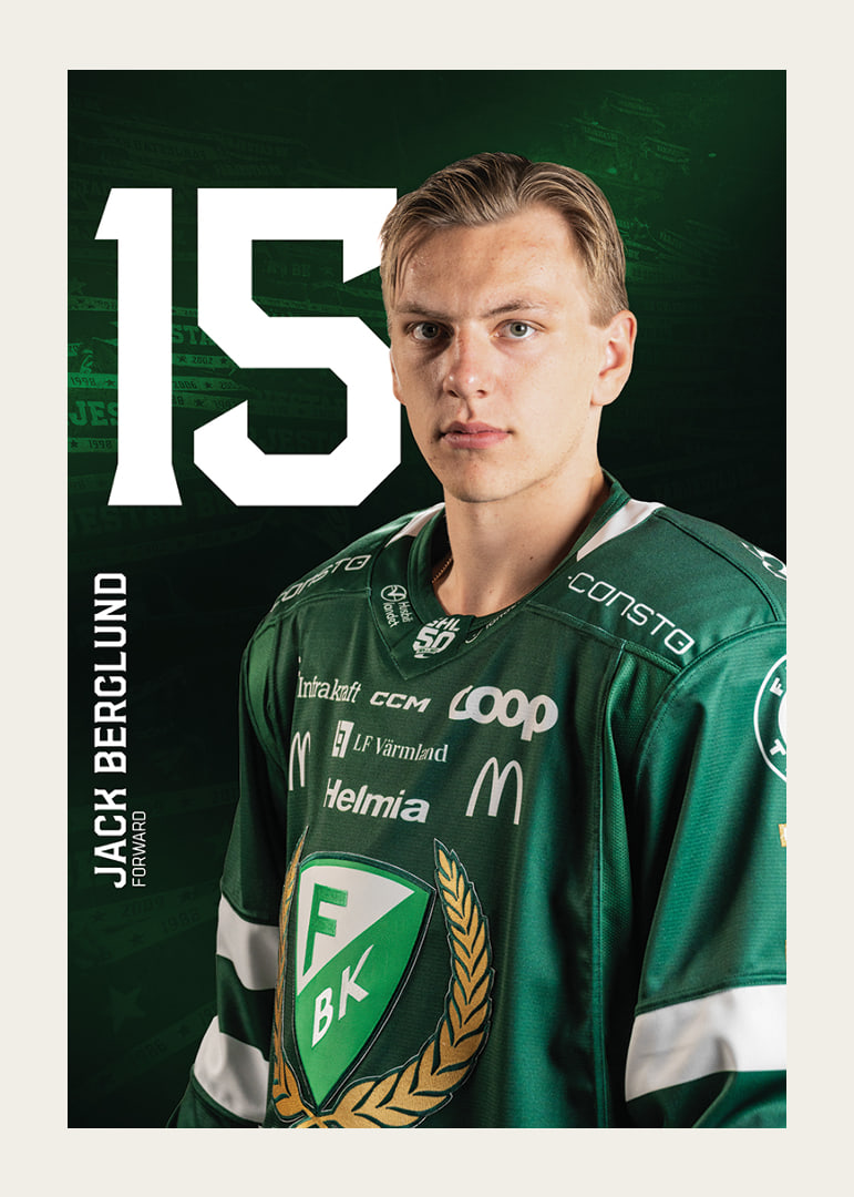 Jack Berglund #15 Färjestad BK 2025/2026-12