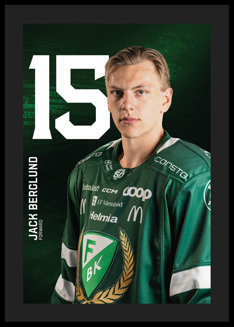 Jack Berglund #15 Färjestad BK 2025/2026-12