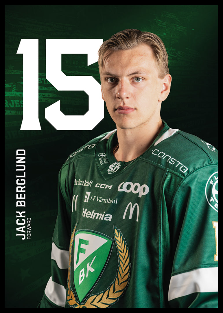 Jack Berglund #15 Färjestad BK 2025/2026-12