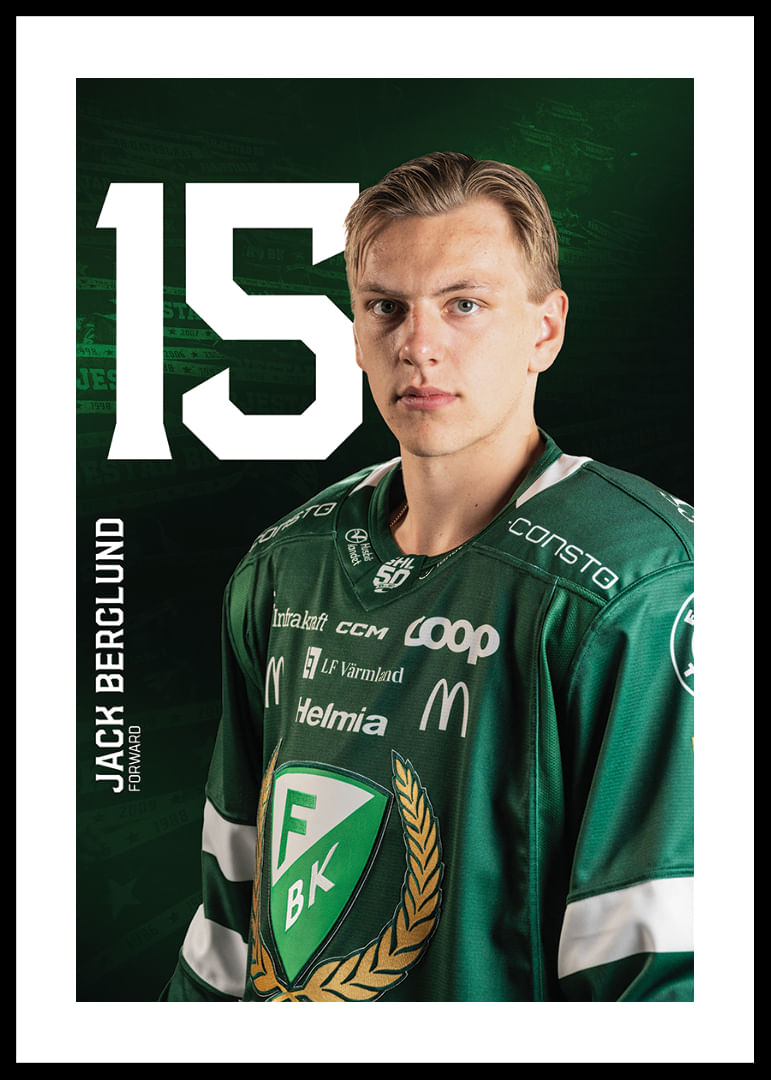 Jack Berglund #15 Färjestad BK 2025/2026-12
