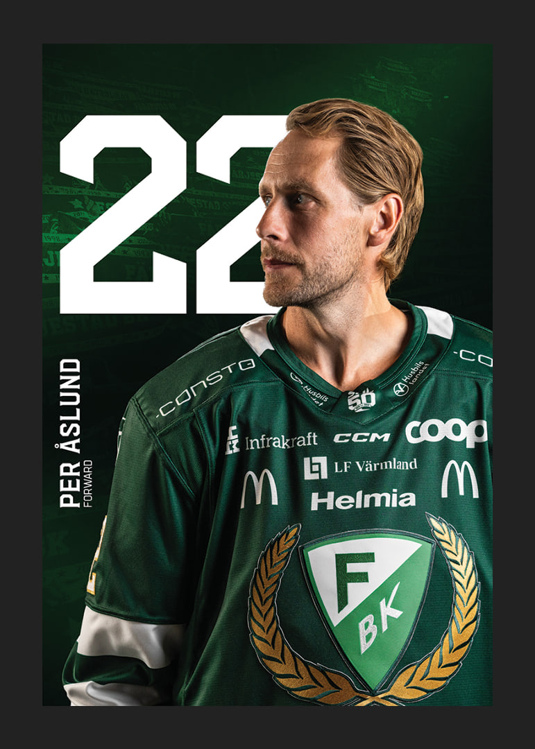 Per Åslund #22 Färjestad BK 2025/2026-12