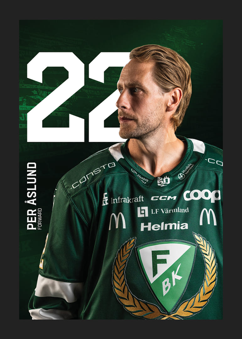 Per Åslund #22 Färjestad BK 2025/2026-12