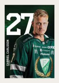 Gabriel Carlsson #27 Färjestad BK 2025/2026-3