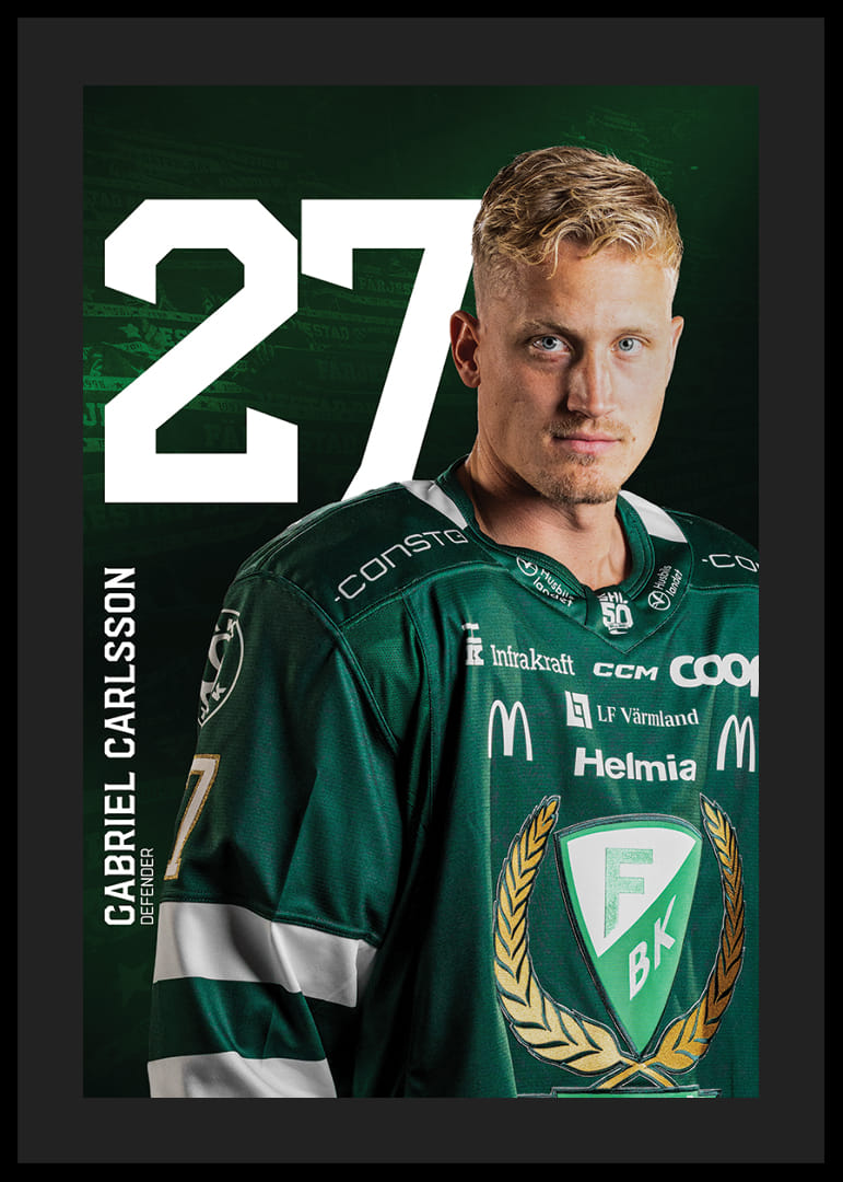Gabriel Carlsson #27 Färjestad BK 2025/2026-12