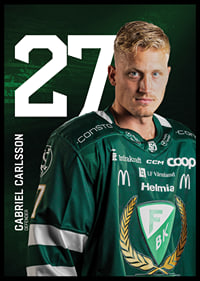 Gabriel Carlsson #27 Färjestad BK 2025/2026-6