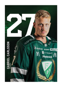 Gabriel Carlsson #27 Färjestad BK 2025/2026-1