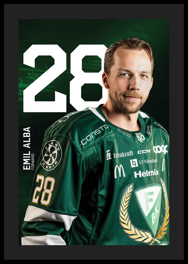 Emil Alba #28 Färjestad BK 2025/2026-12