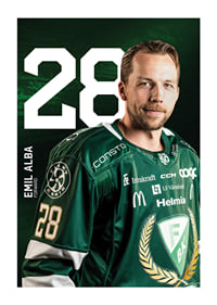 Emil Alba #28 Färjestad BK 2025/2026-1