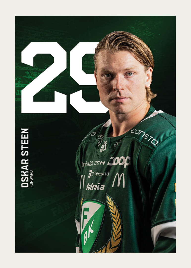 Oskar Steen #29 Färjestad BK 2025/2026-12
