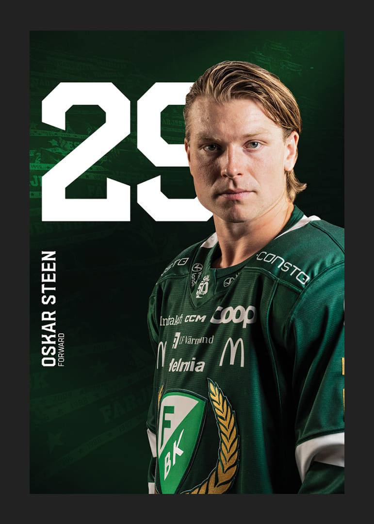 Oskar Steen #29 Färjestad BK 2025/2026-12