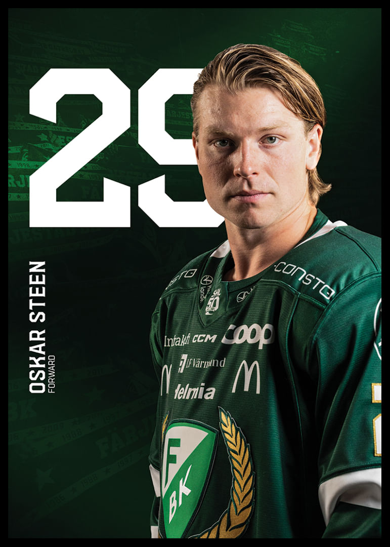 Oskar Steen #29 Färjestad BK 2025/2026-12
