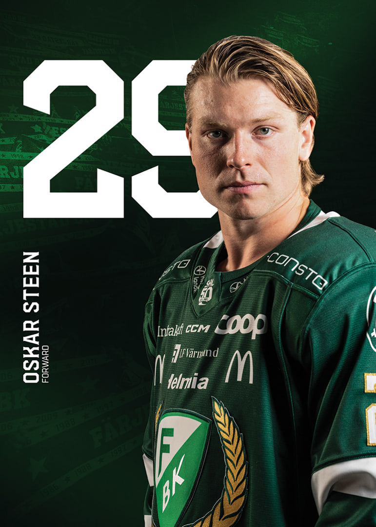 Oskar Steen #29 Färjestad BK 2025/2026-12