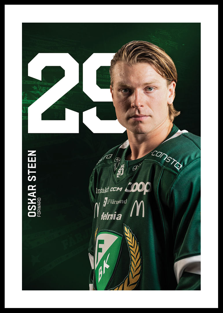 Oskar Steen #29 Färjestad BK 2025/2026-12