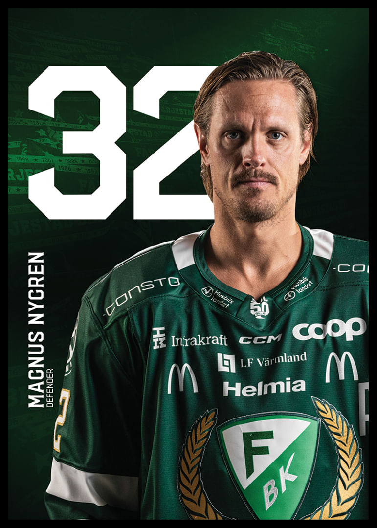 Magnus Nygren #32 Färjestad BK 2025/2026-12