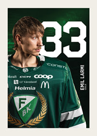 Emil Larmi #33 Färjestad BK 2025/2026-3