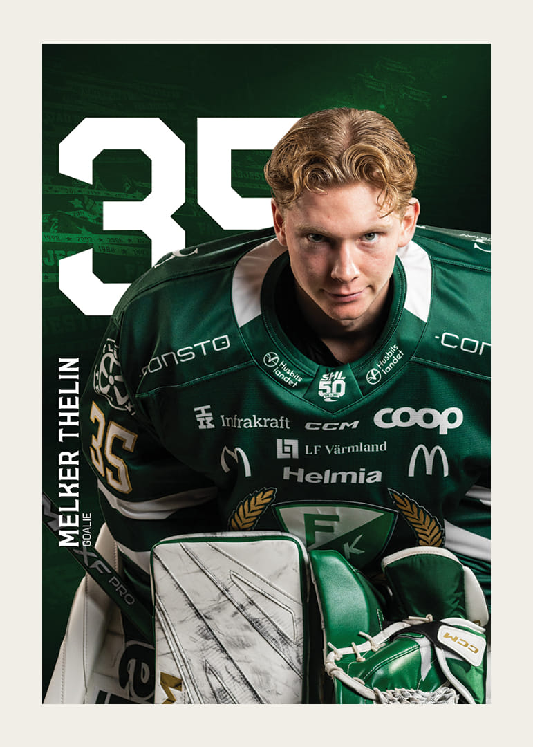 Melker Thelin #35 Färjestad BK 2025/2026-12