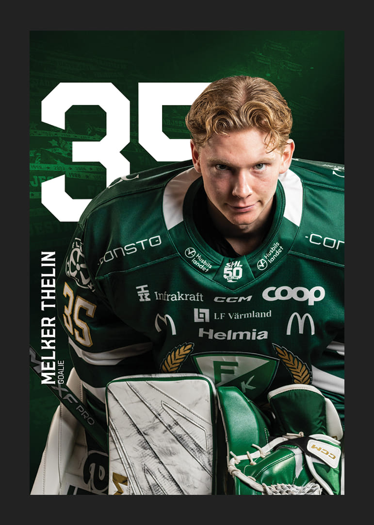 Melker Thelin #35 Färjestad BK 2025/2026-12