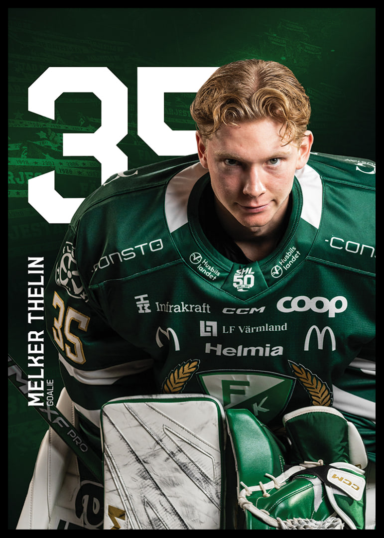 Melker Thelin #35 Färjestad BK 2025/2026-12