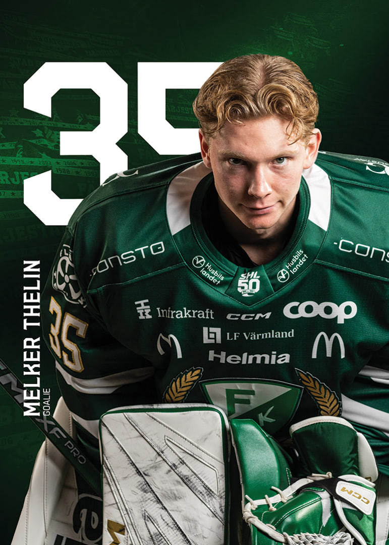 Melker Thelin #35 Färjestad BK 2025/2026-12