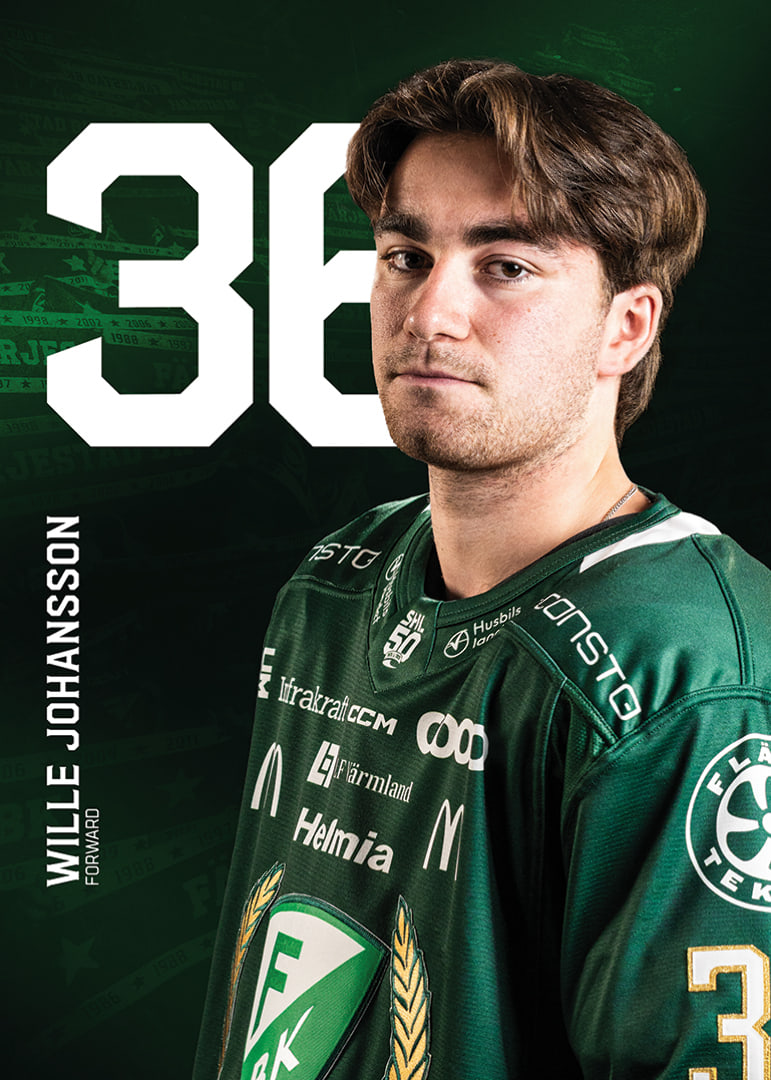 Wille Johansson #36 Färjestad BK 2025/2026-12