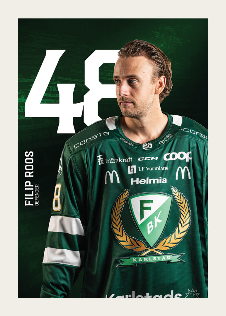 Filip Roos #48 Färjestad BK 2025/2026-12