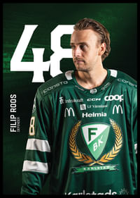 Filip Roos #48 Färjestad BK 2025/2026-2