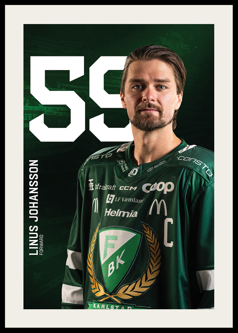 Linus Johansson #59 Färjestad BK 2025/2026-12