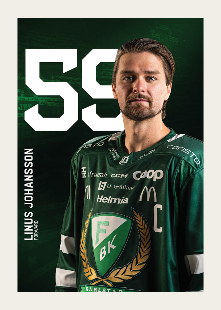 Linus Johansson #59 Färjestad BK 2025/2026-12