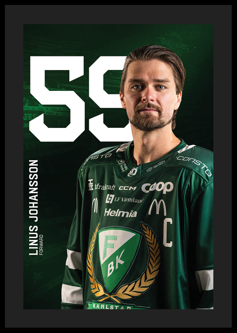 Linus Johansson #59 Färjestad BK 2025/2026-12