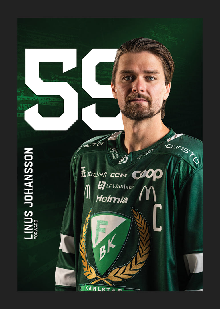 Linus Johansson #59 Färjestad BK 2025/2026-12