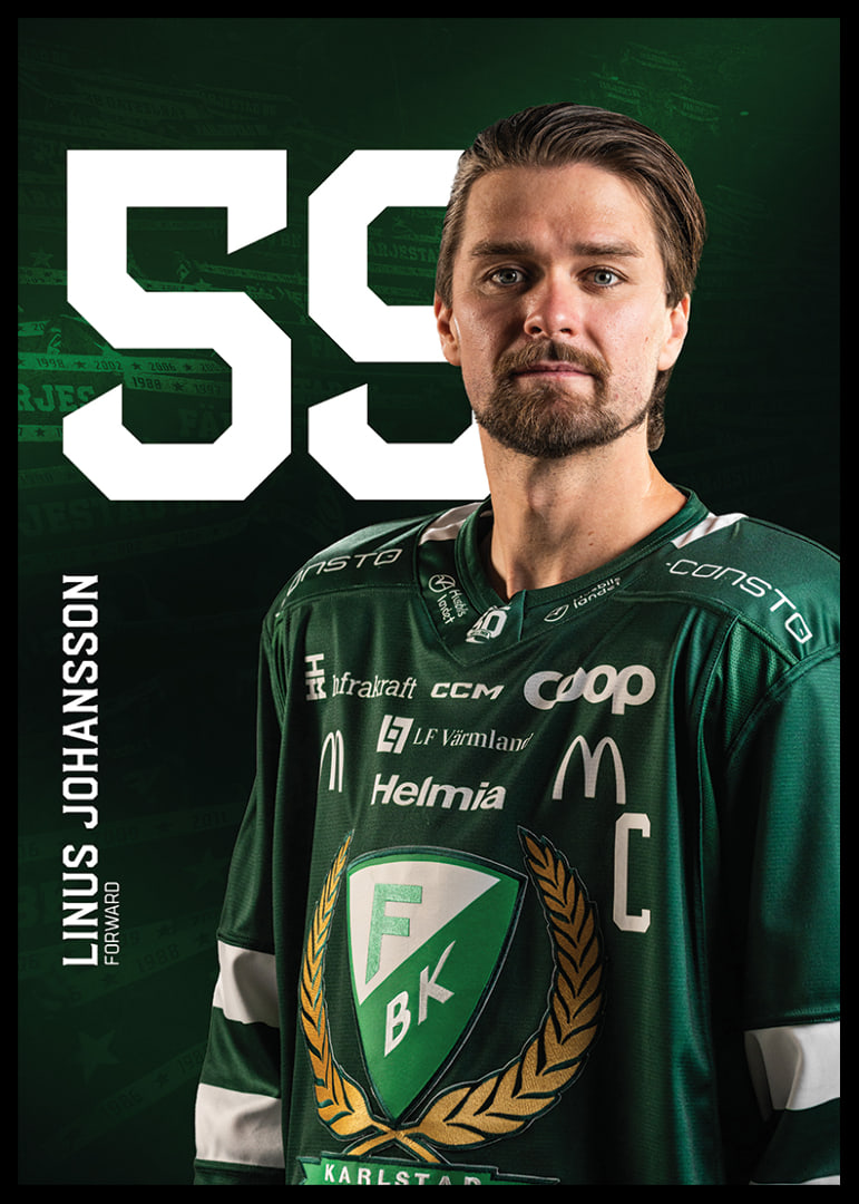 Linus Johansson #59 Färjestad BK 2025/2026-12
