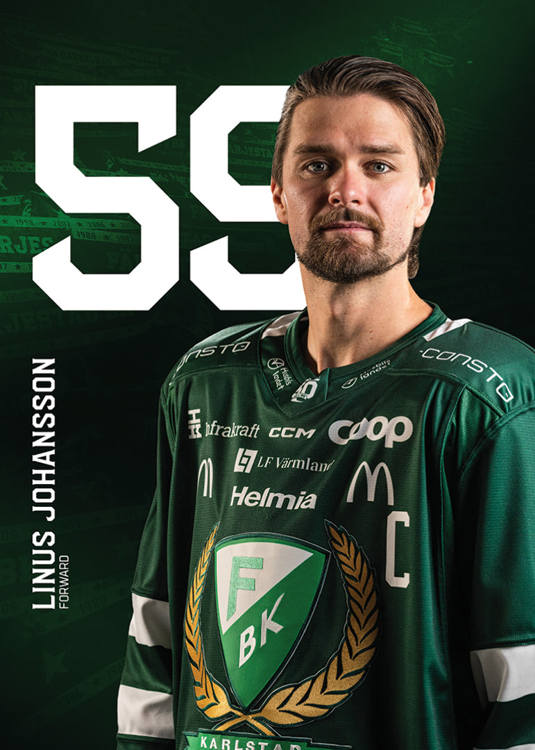 Linus Johansson #59 Färjestad BK 2025/2026-12