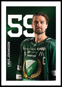 Linus Johansson #59 Färjestad BK 2025/2026-0