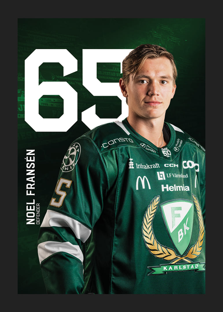 Noel Fransén #65 Färjestad BK 2025/2026-12