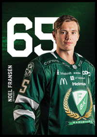 Noel Fransén #65 Färjestad BK 2025/2026-2