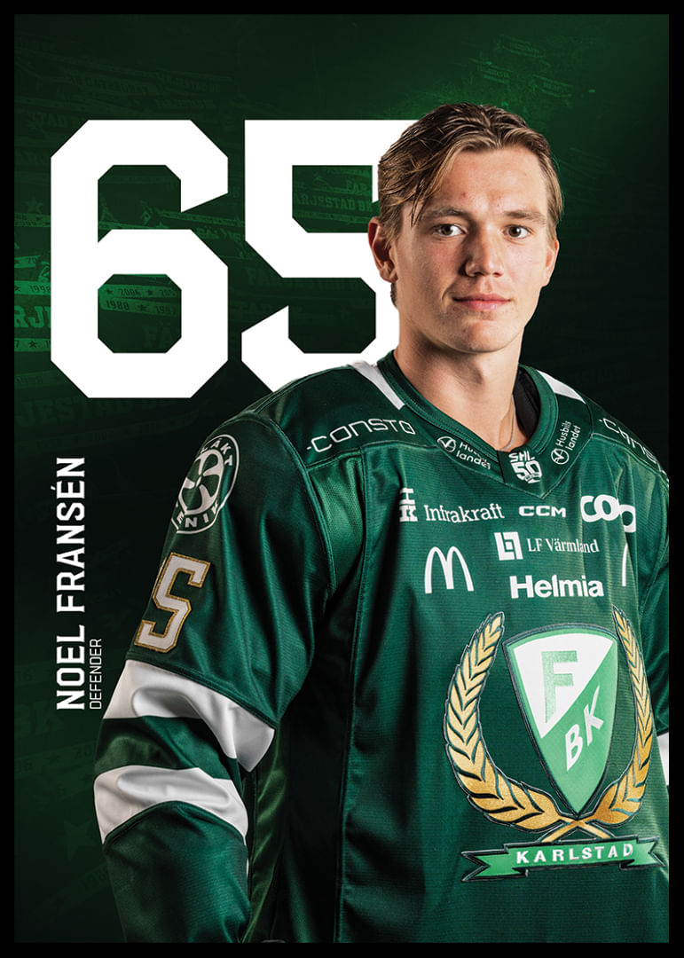 Noel Fransén #65 Färjestad BK 2025/2026-12