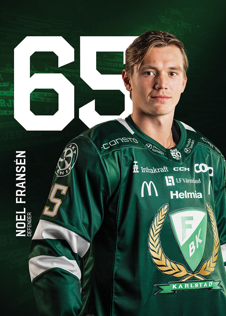 Noel Fransén #65 Färjestad BK 2025/2026-12