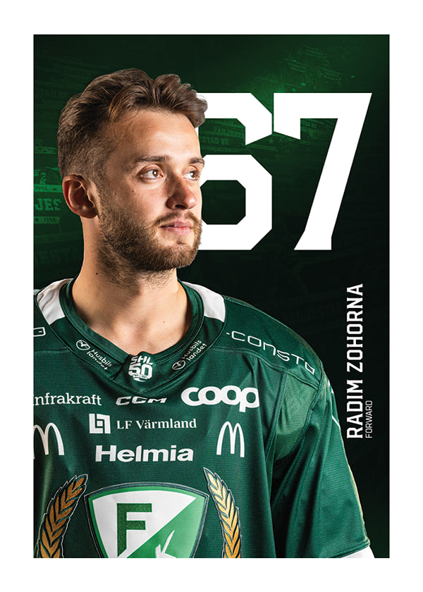 Poster Radim Zohorna #67 Färjestad BK 2025/2026