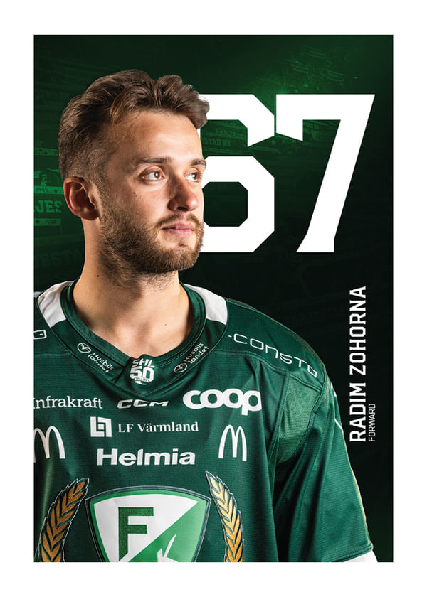 Poster Radim Zohorna #67 Färjestad BK 2025/2026