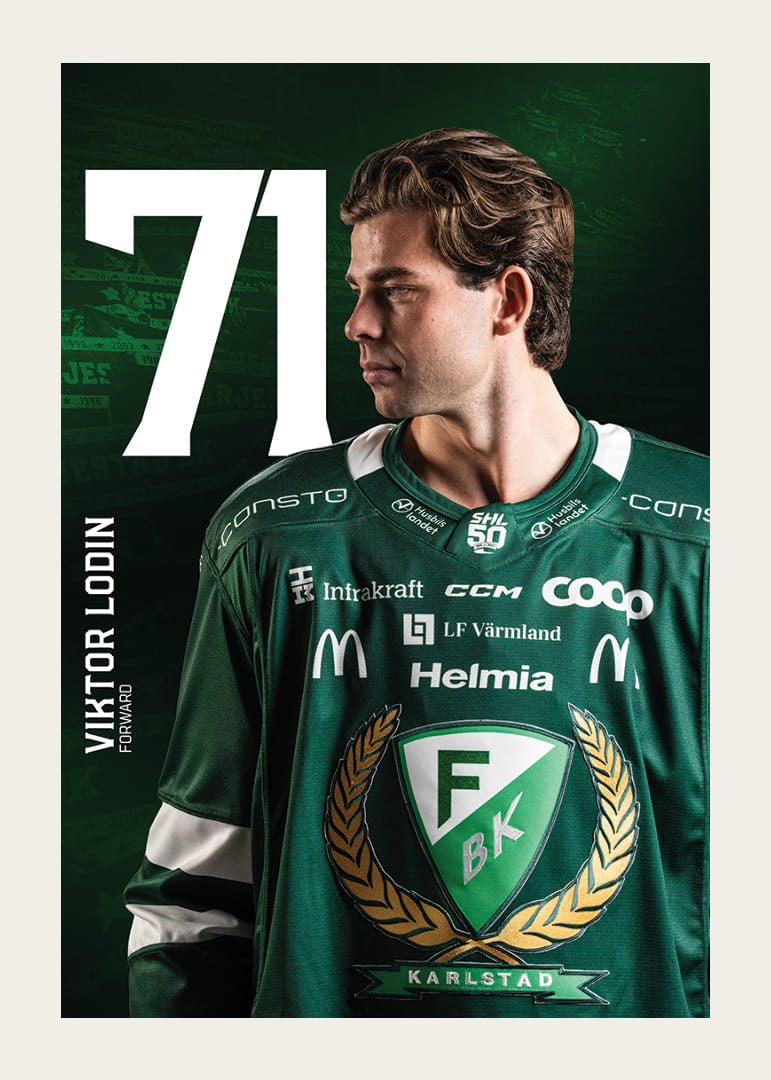 Viktor Lodin #71 Färjestad BK 2025/2026-12